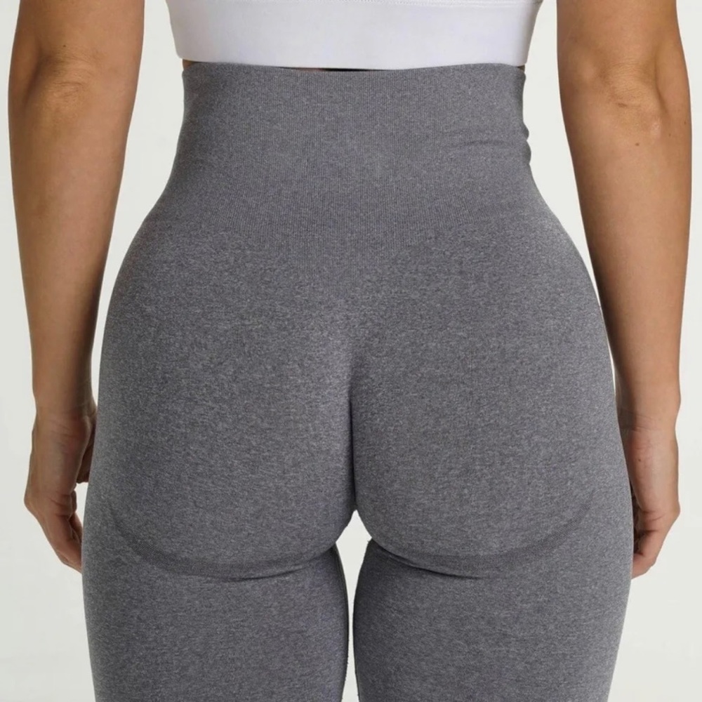 High-Waisted Gray Leggings